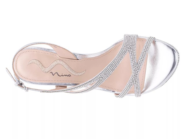 Dsw on sale silver sandals