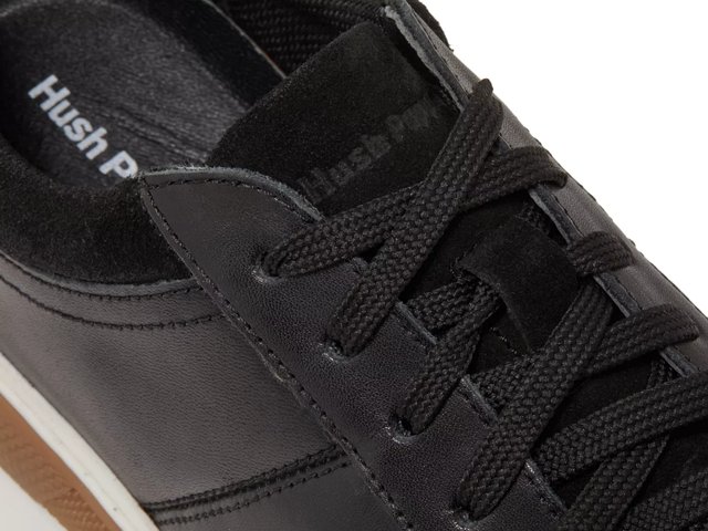 Hush puppies black sneakers outlet