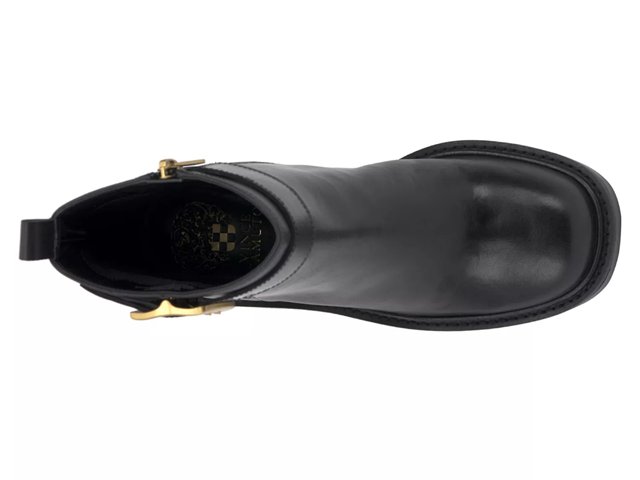 Vince camuto boots with gold buckle online
