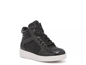 Black High Top Shoes.