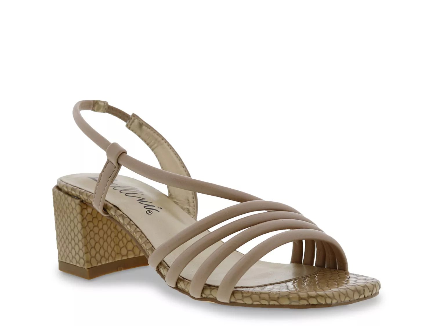 Bellini Fling Sandal | Women's | Taupe Croc Print | Size 7 | Sandals | Slingback