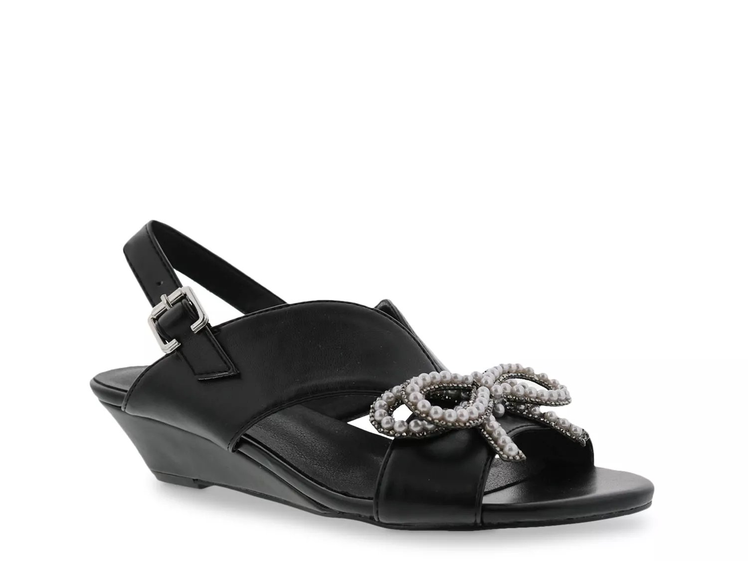 Bellini Lady Wedge Sandal | Women's | Black | Size 8.5 | Sandals | Slingback