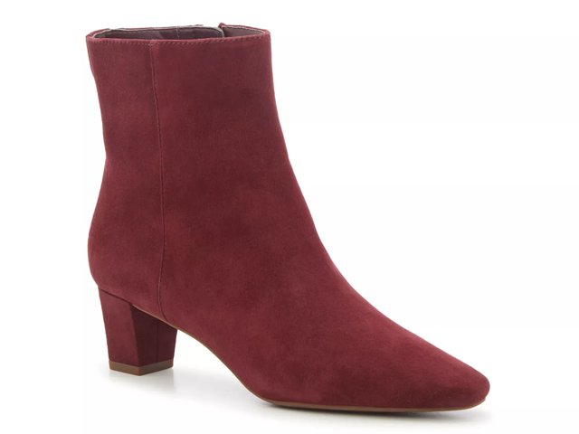 Burgundy booties dsw 2025