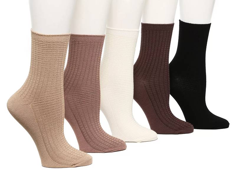 Women's 2pk Cozy Marled Crew Socks - Universal Thread™ Rose/Light Pink 4-10