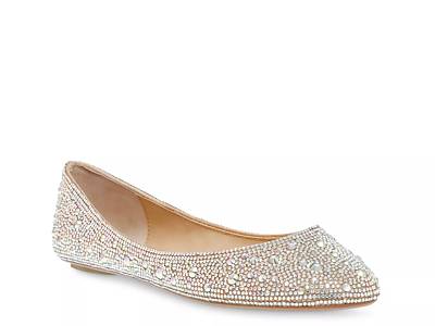 Betsey Johnson Brigs Ballet Flat | Women's | Silver Metallic | Size 7 | Flats