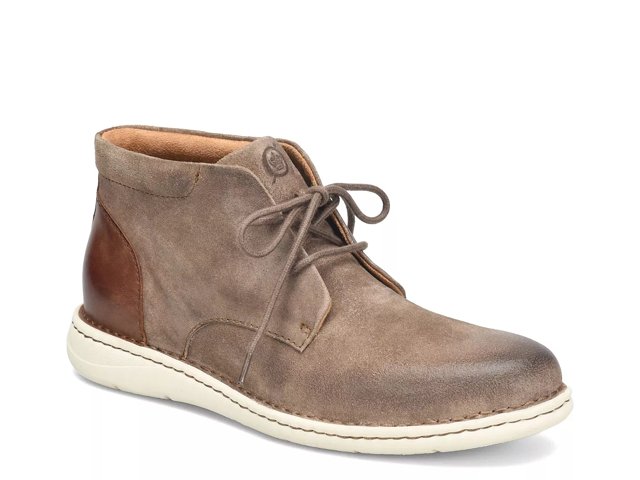 Born Men s Theo Chukka Taupe Brown Size 12