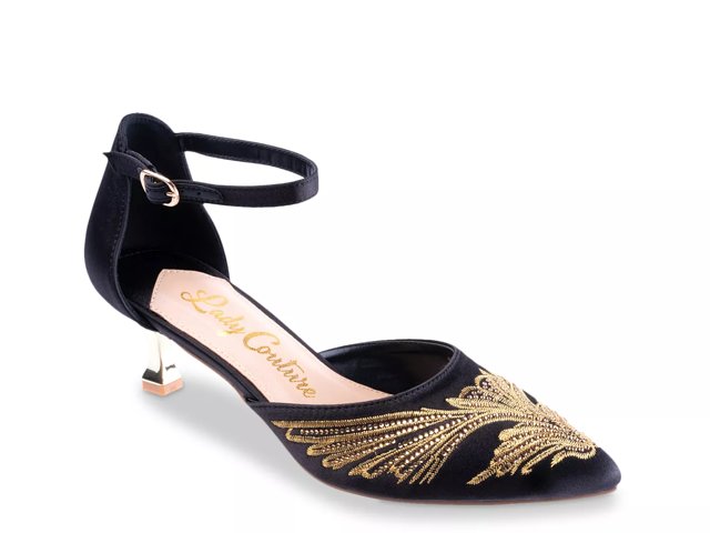 Black and gold heels dsw clearance