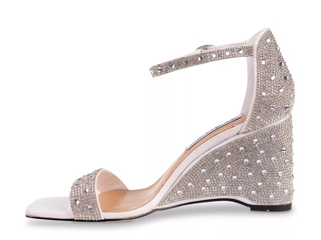 Silver wedges store dsw