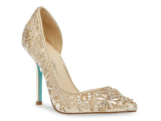 Dsw heels gold store
