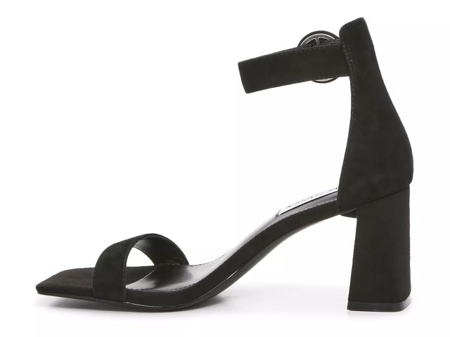 Steve madden black heel sandals best sale