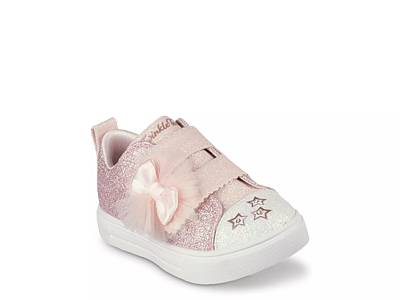 Rose gold skechers hot sale light up