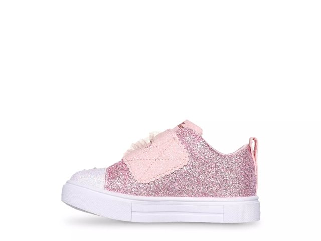 Skechers Twinkle Toes Sparks Glitter Gems Light Up Sneaker Kids
