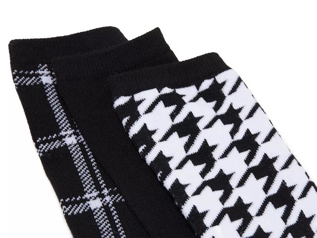 Black and white checkered socks cheap