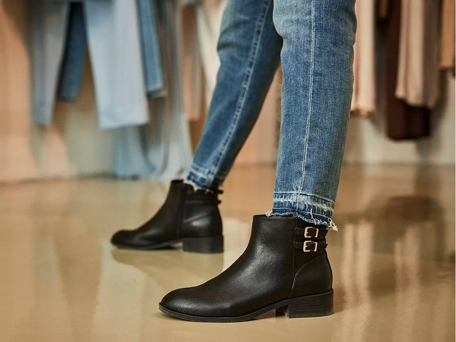 Denim boots dsw hot sale