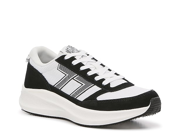 BLACK/OFF White Women's Midtown Platform Sneaker | Le Tigre