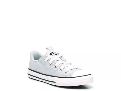 Silver metallic outlet converse