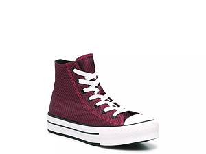 Kids red outlet converse boots