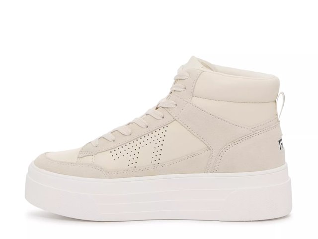 BLACK/OFF White Women's Midtown Platform Sneaker | Le Tigre