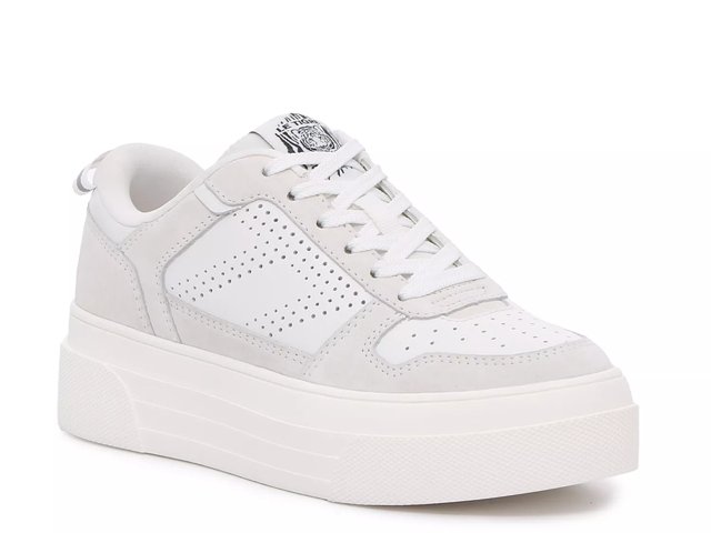 White platform sneakers dsw top