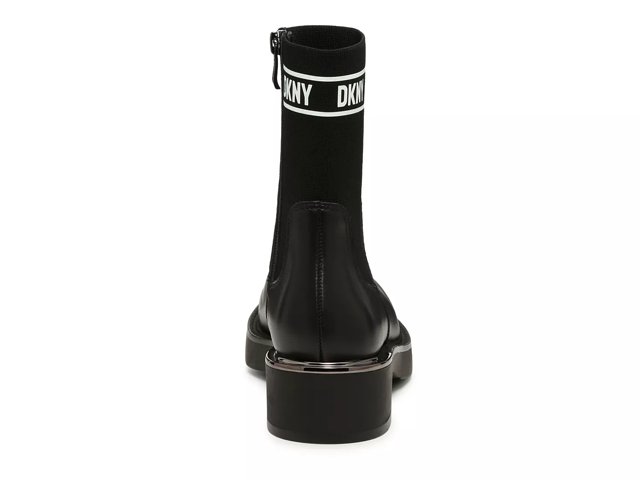 Dkny black hot sale leather boots