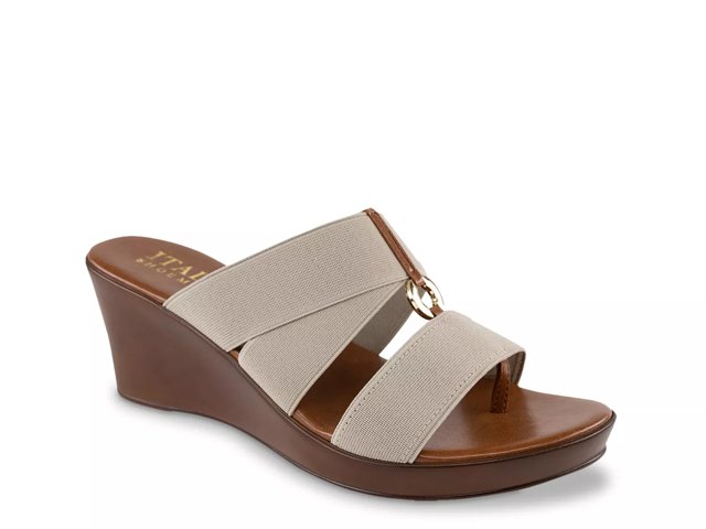 Italian shoemakers sales gisselle wedge sandal