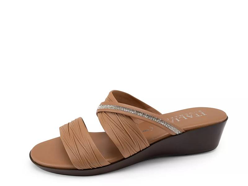 Italian Shoemakers Hollis Wedge Sandal Free Shipping DSW