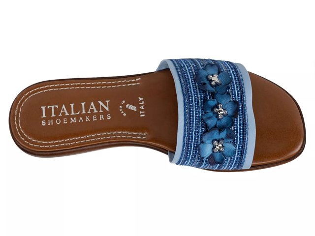 Italian shoemakers blue hotsell sandals