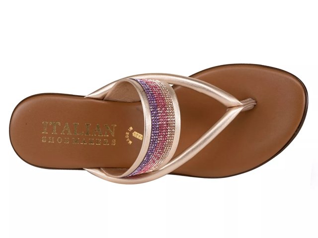 Italian shoemakers gold sandals outlet