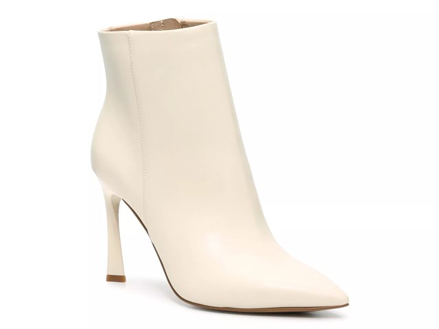 White ankle boots no heel online