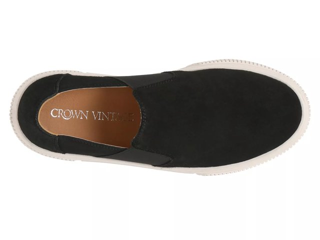 Crown vintage slip on sneakers cheap