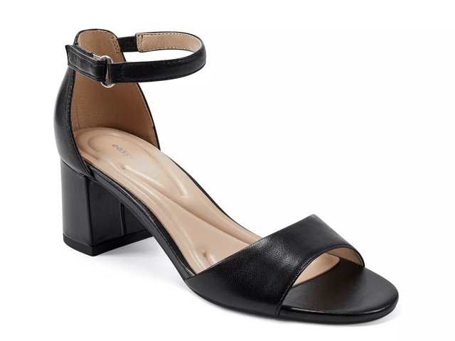 Dsw black top block heel
