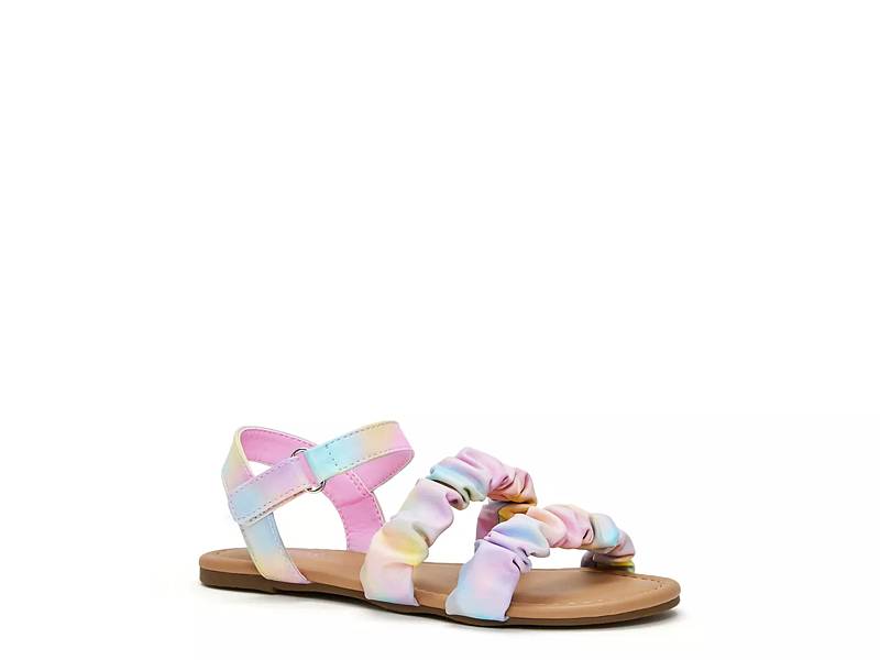 Girls on sale rainbow sandals