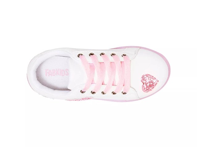 FABKIDS Glitter Heart Light-Up Sneaker - Kids' - Free