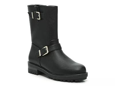 Caterpillar biker hot sale boots women's