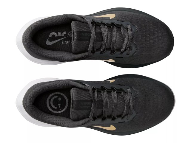 Black and gold training shoes 2025