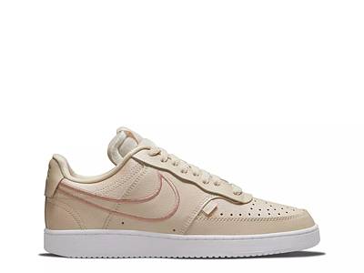 White Womens Court Vision Low Sneaker, Nike