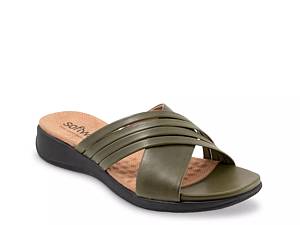 Dsw green online sandals