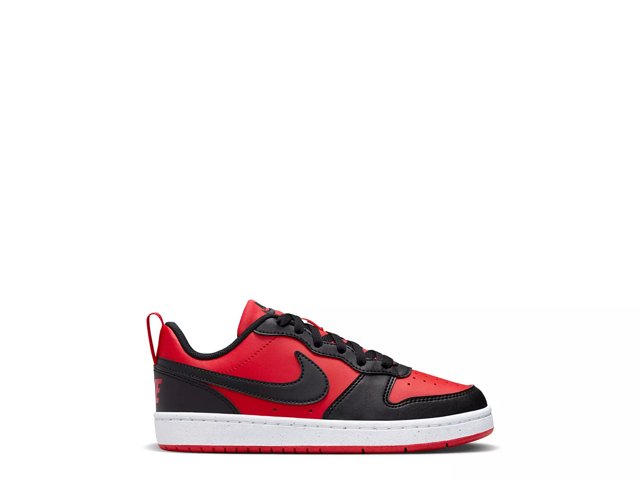 Nike court borough best sale low 2 red