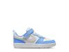Court Borough Recraft Low Sneaker - Kids' White/Blue view