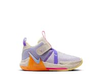 Nike LeBron Witness 4 White Purple Lakers LeBron James Basketball Shoes NEW