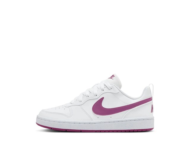 Nike Kids Court Borough Low Recraft Lace Up Sneakers