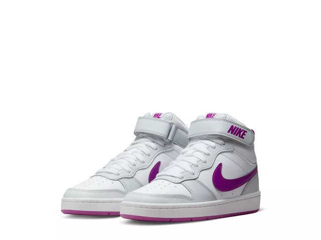 Nike Court Borough Mid 2 Sneaker Kids Free Shipping DSW