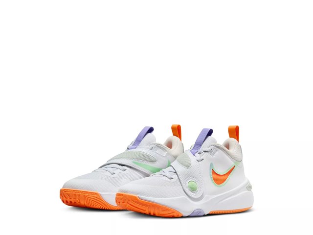 Nike Team Hustle D 11 Basketball Sneaker - Kids' - Free