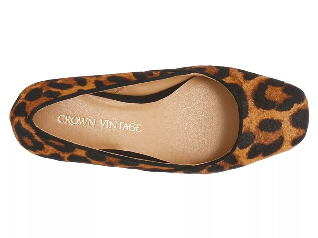Crown vintage online leopard flats