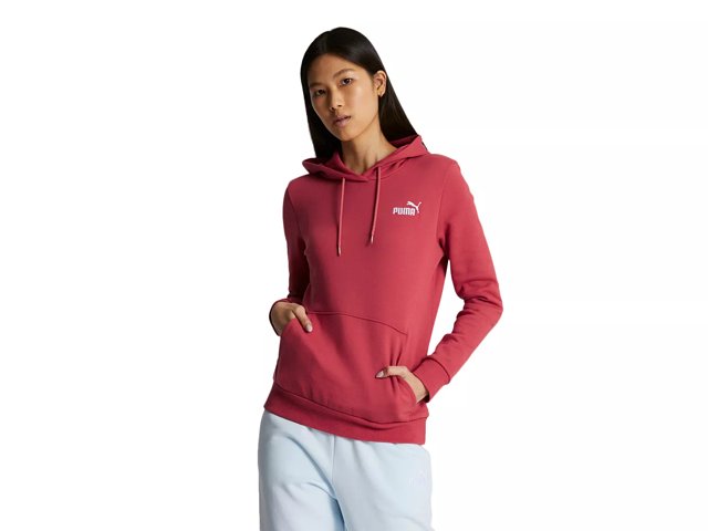 Puma essentials sales fleece women's hoodie