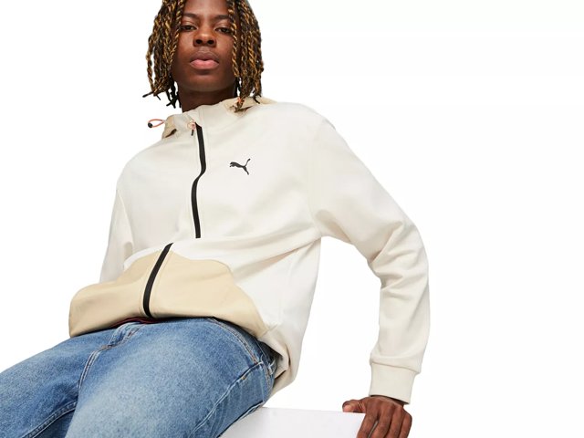 Puma zip sweatshirt shop
