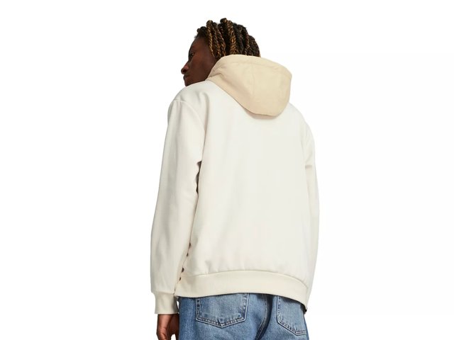 Cream puma hoodie top
