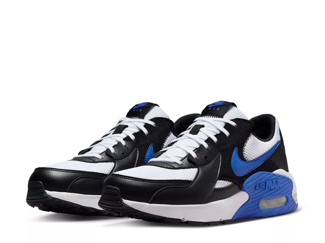 Air max shoes blue and black online