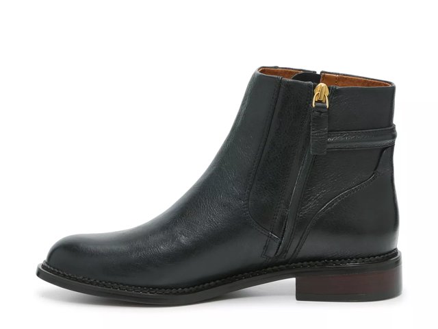 Franco sarto black leather ankle boots best sale