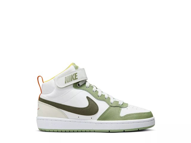 Nike Court Borough Mid 2 Basketball Shoe Kids #39 Free Shipping DSW